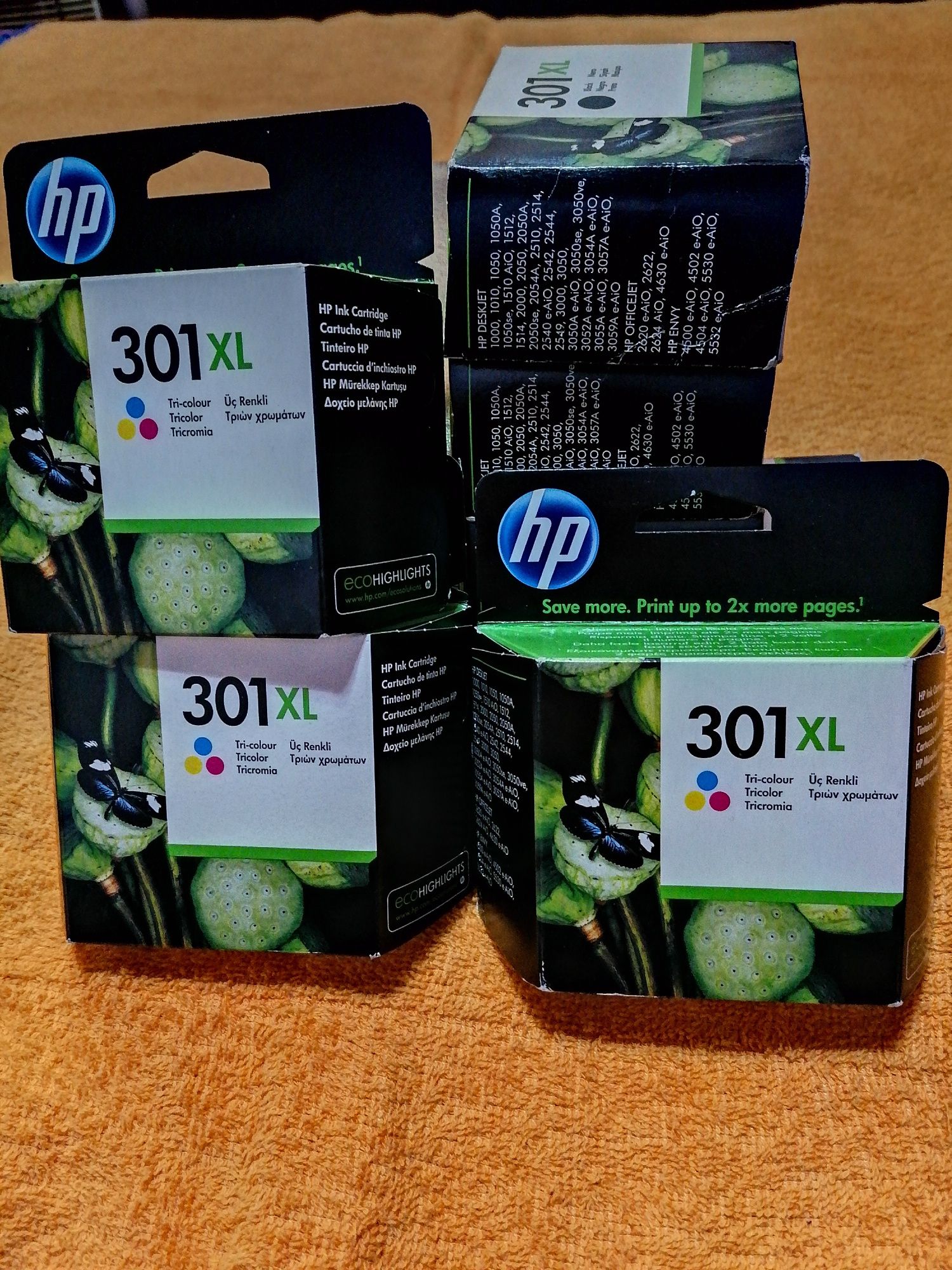 Hp tinteiros 62XL preto