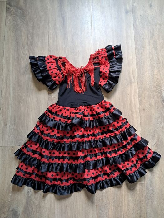 Flamenco hiszpanka 92, 18-24 miesiące sukienka strój przebranie
