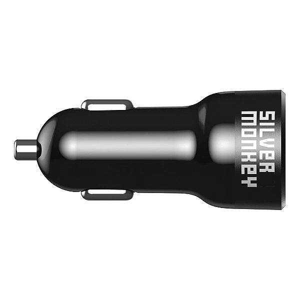 Ładowarka samochodowa Silver Monkey SMA078/1xUSB-C 1xUSB-A 45W PD QC -