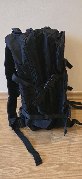 Plecak wojskowy taktyczny system molle czarny 45l