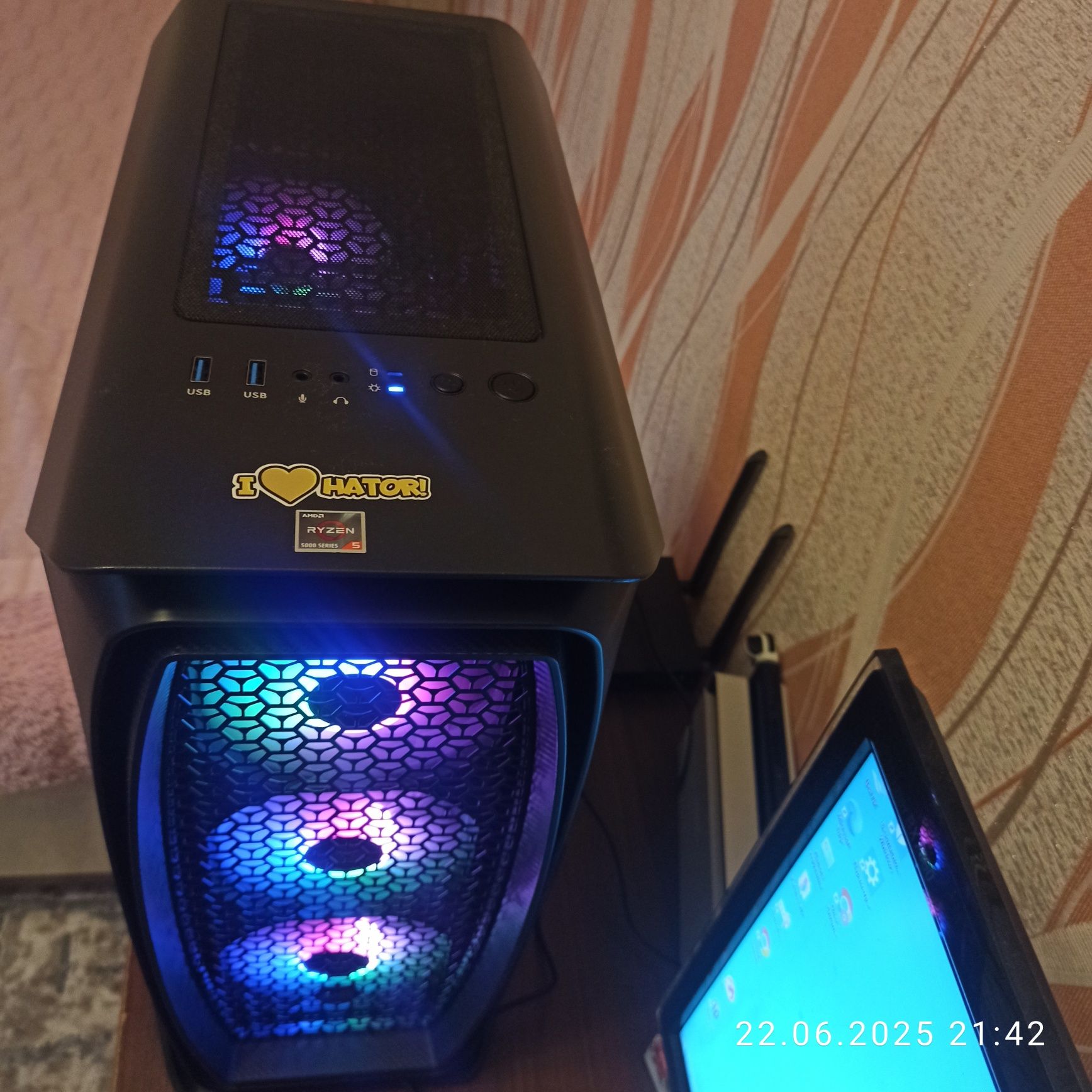 Ігровий ПК Ryzen 5 5500+MSI GTX 1070 - 8GB+OЗУ16GB+SSD-128+HDD-1TB