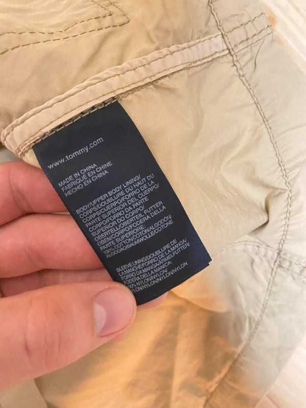 Męska beżowa kurtka Tommy Hilfiger
