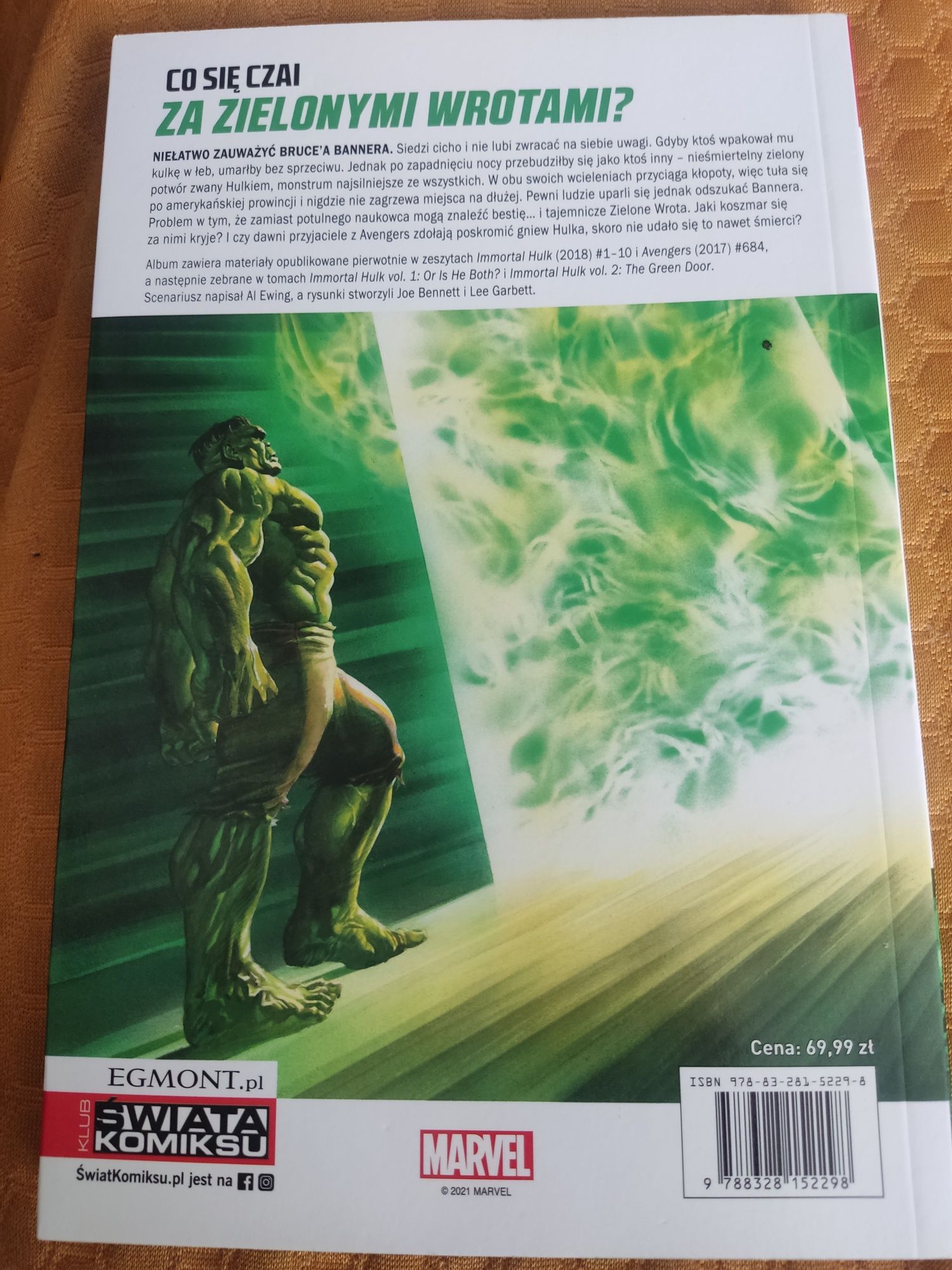 Seria komiksów Nieśmiertelny Hulk tomy 1-5 Marvel