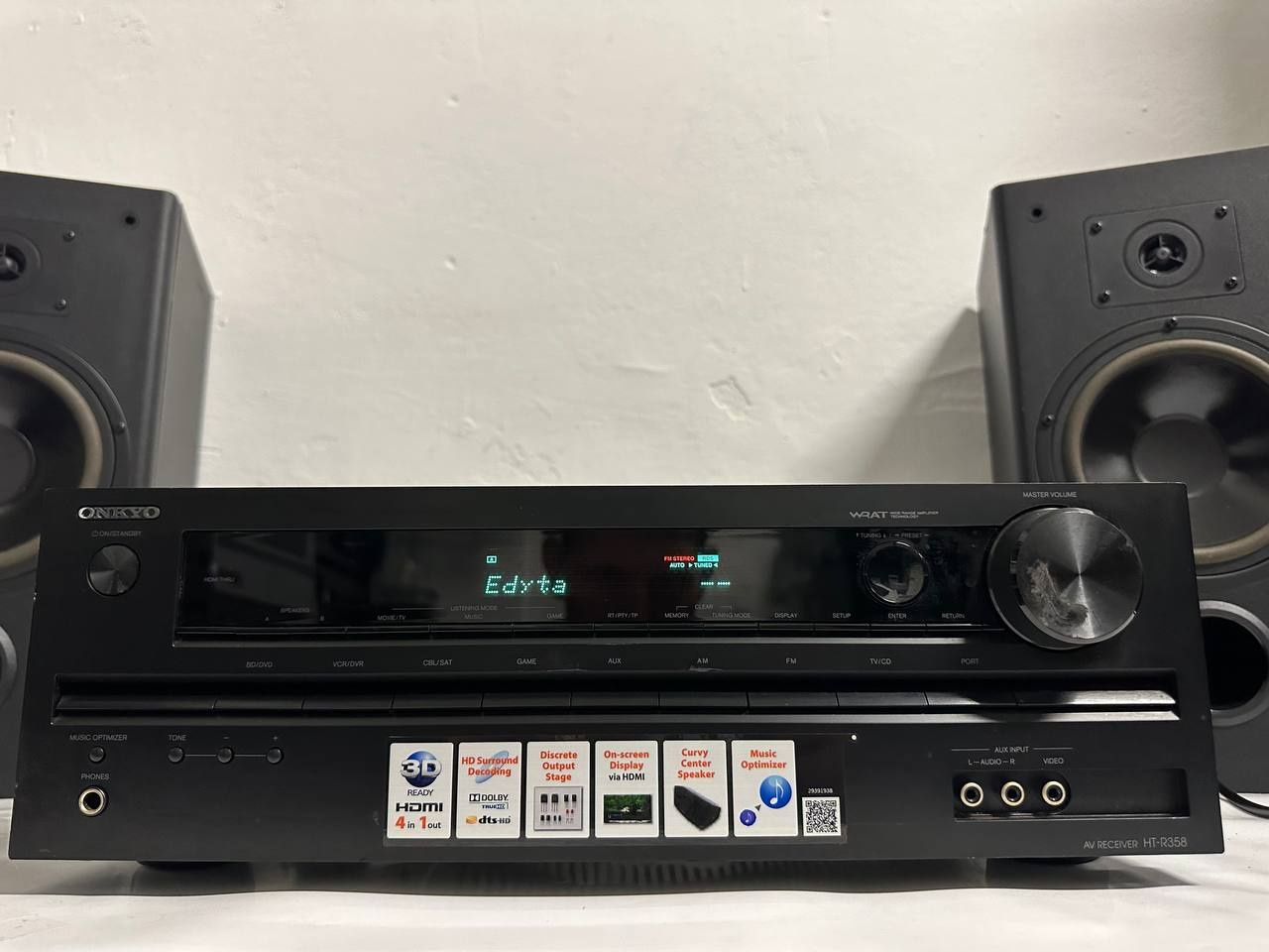 5.1 Amplituner Onkyo TX-R358, 5*100 watt, HDMI
