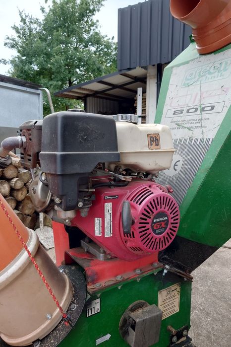 Profesjonalny rębak rozdrabniacz spalinowy Włoskiej marki Green Techni