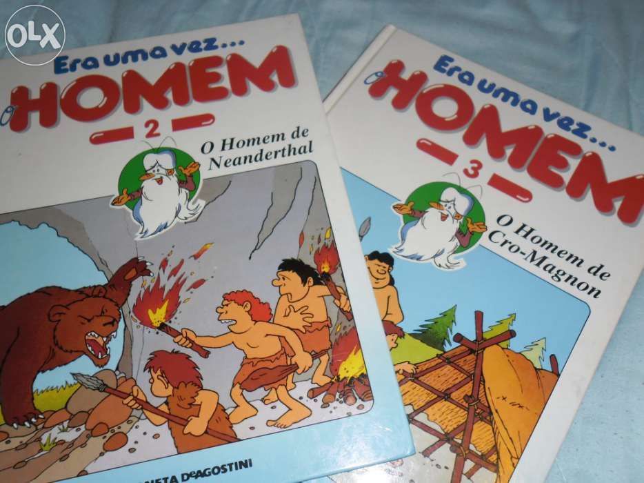 Livros da coleção "Era uma vez...O Homem"