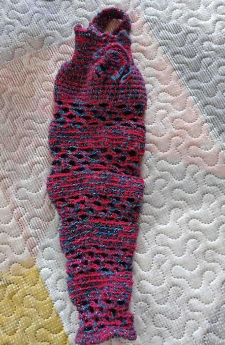 Sacos em crochê para guardar sacos de plástico