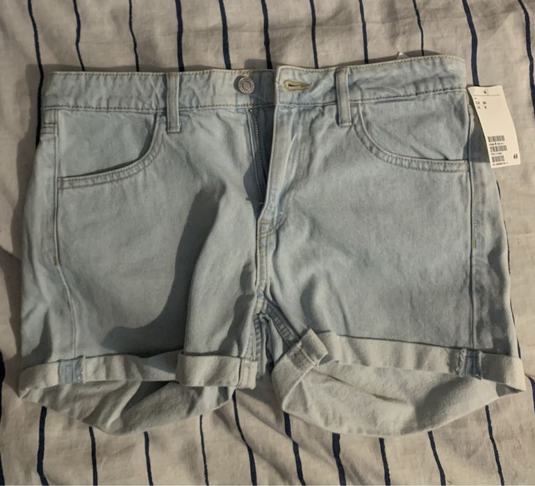 Krótkie spodebki dżinsowe