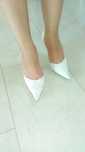 Koronkowe buty ecru LUX 35