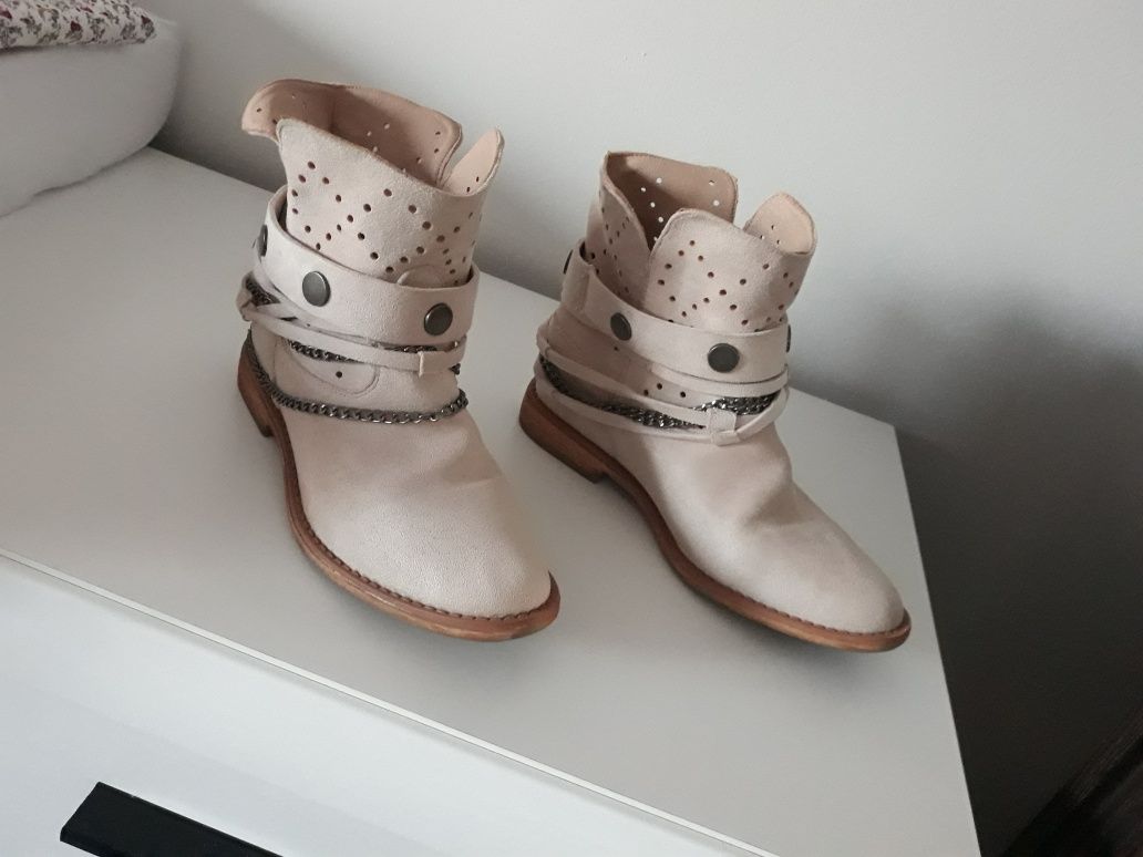 Buty Botki  J. Nowe 39 ukryty koturn