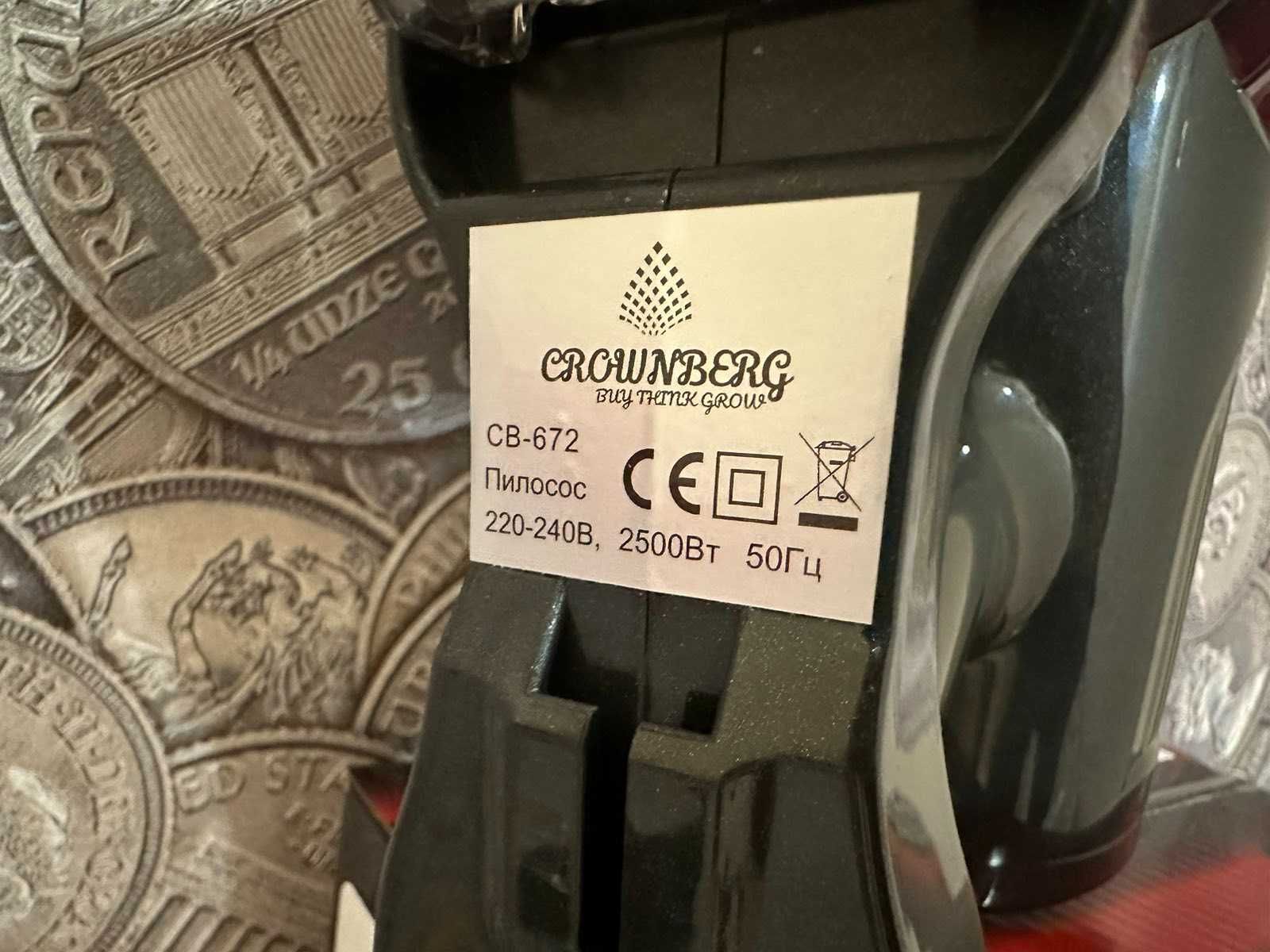 Ручной контейнерный пылесос с турбощеткой  Crownber CB-671 на 2500 Вт