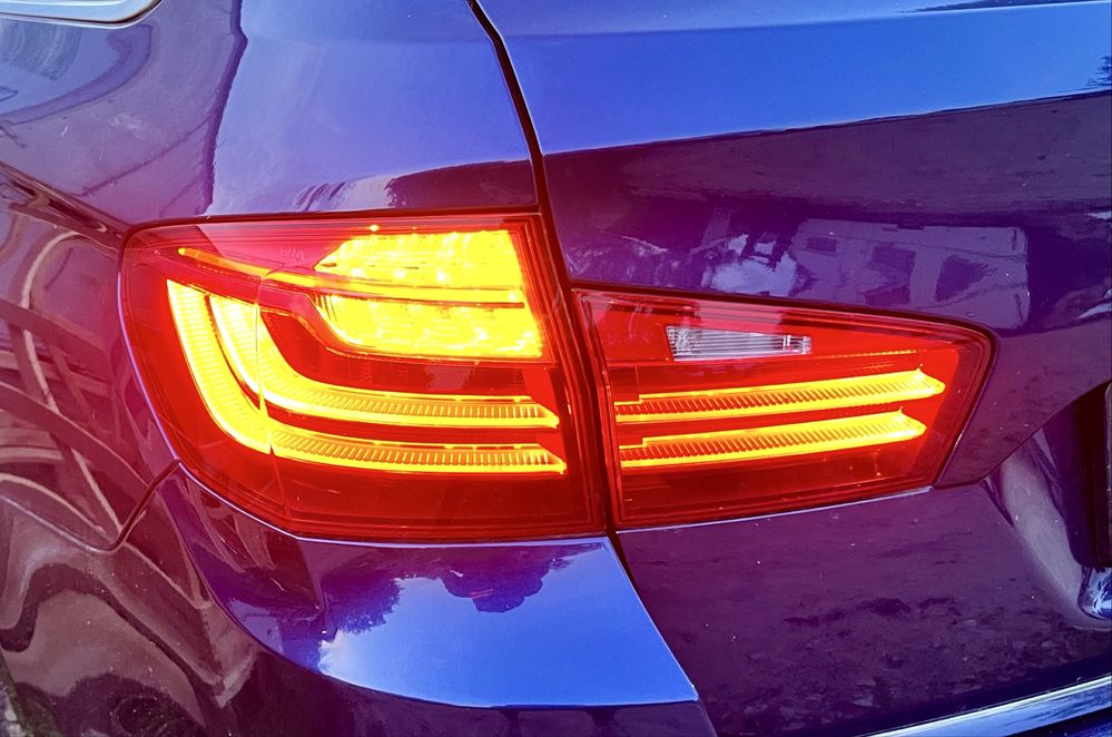 Lampy tyl bmw f11 lci lift komplet europa led neon