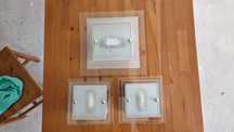 Lampy szklane plafony kinkiety