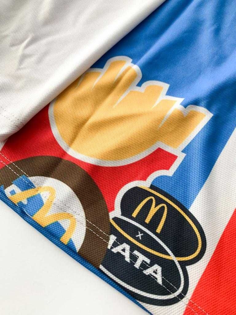 Koszulka Polo McDonald's x Mata w paski rozmiar S NOWA