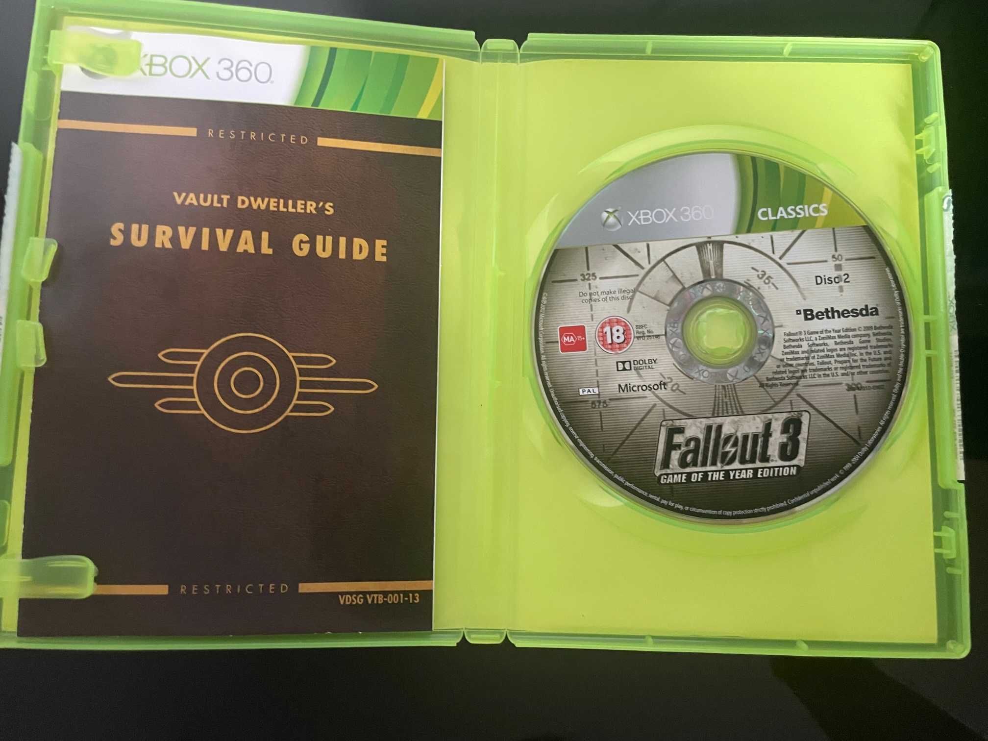 Xbox 360 : Fallout 3 GOTY | Game of The Year Edition | x360 | OPIS!