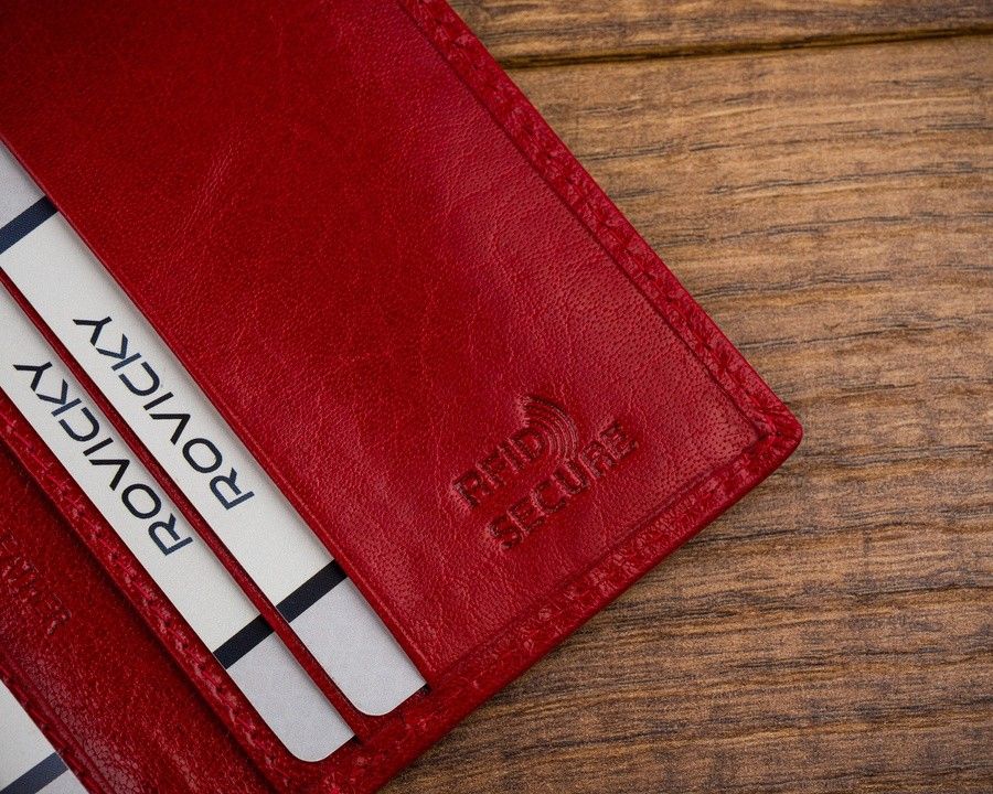 skórzane etui na karty i dokumenty - rovicky