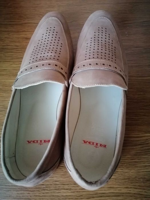 Туфли мужские, натуральный нубук