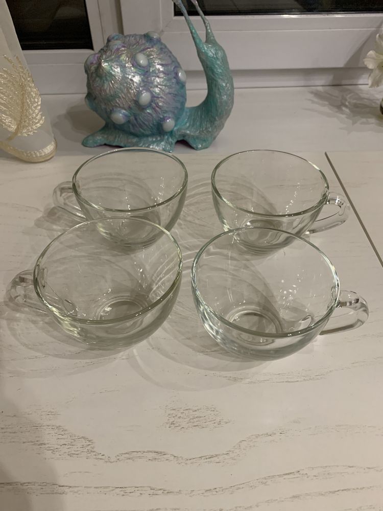Чашки стекло 250 грн