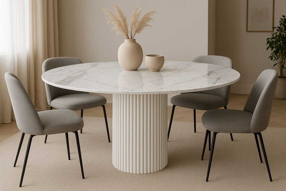 Stoły ze spieku kwarcowego - różne modele