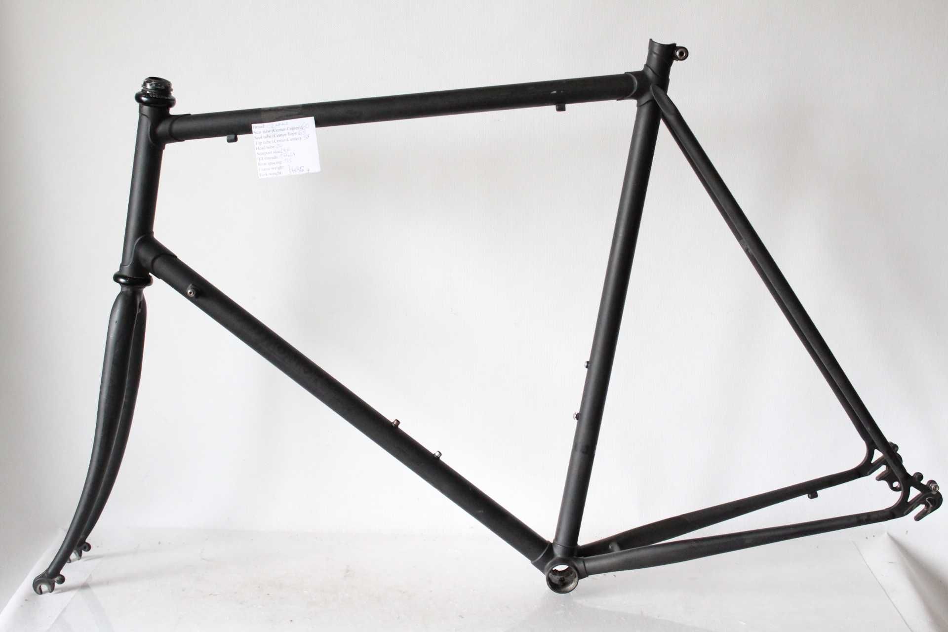 DUŻA rama szosowa mufy stal 65cm kolarzówka retro CL2