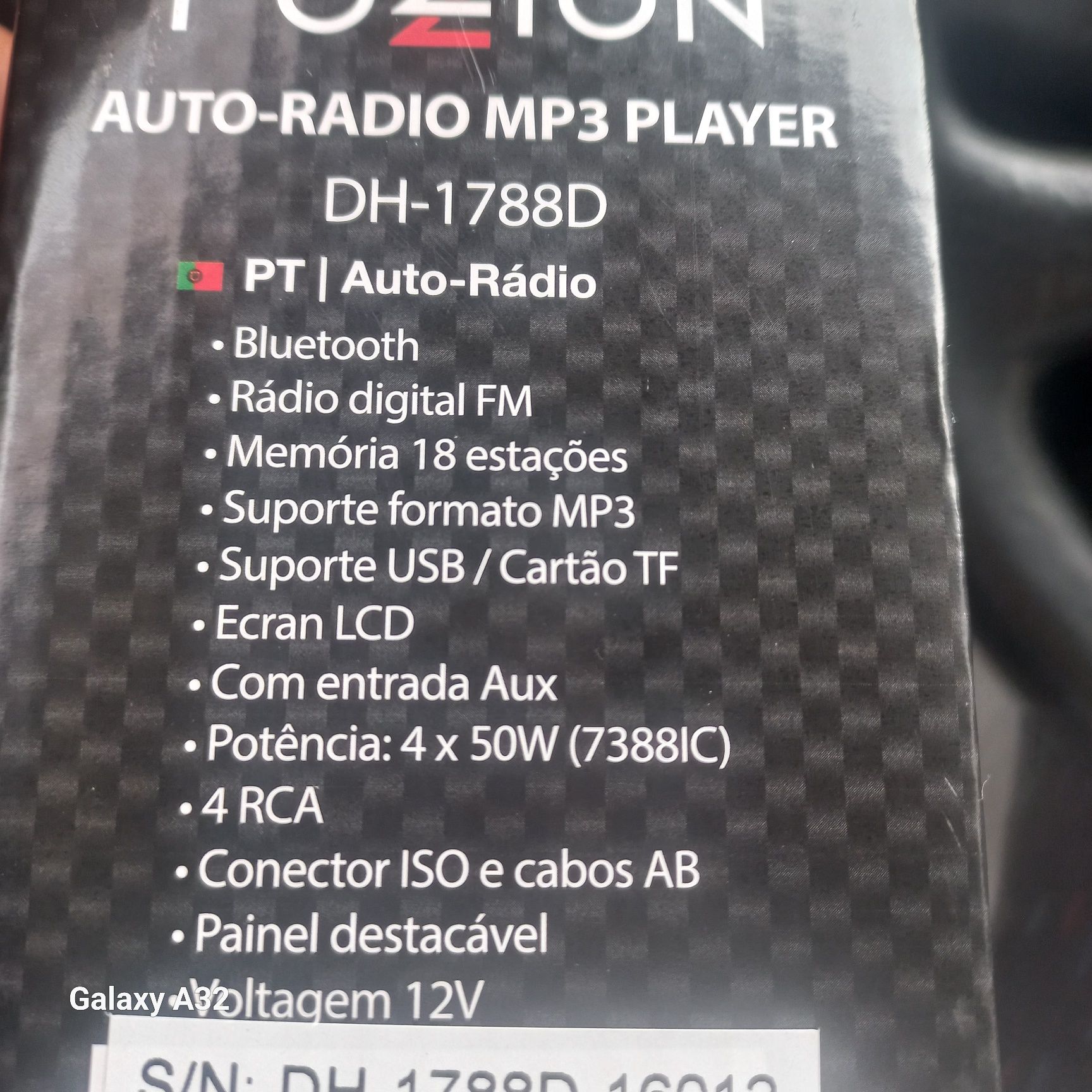 Som Pra carro rádio. Novo