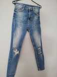 Bershka wysoki Stan jeansy slim S skinny fit