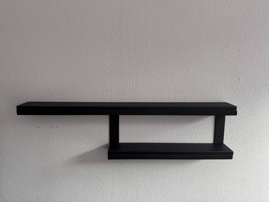 Полиця настінна сіра