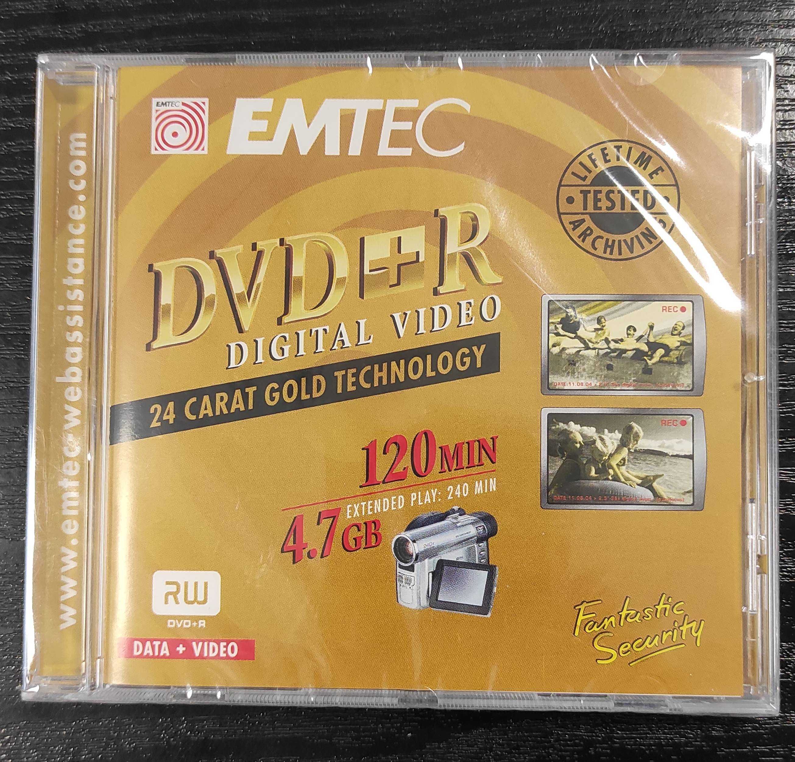 DVD Emtec z 24-karatową warstwą złota - gwarancja trwałości nagrania