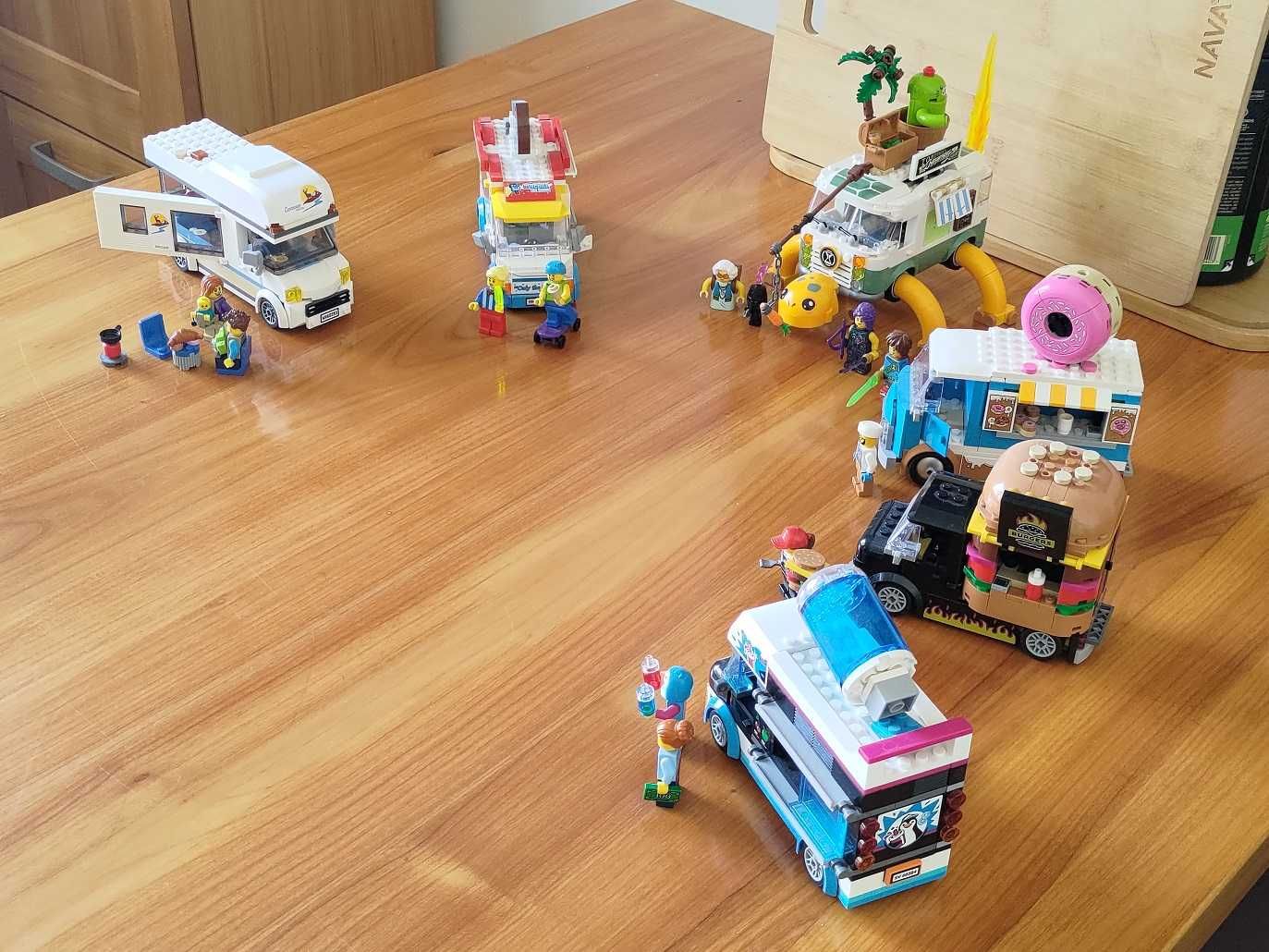 Kolekcja pojazdów LEGO 71456, 60283, 60253, 60452, 60404, 60384