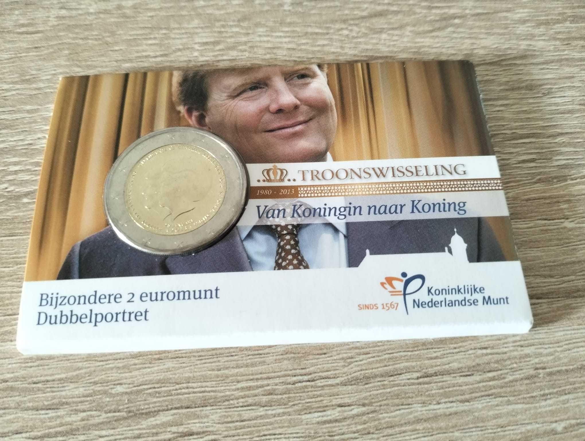 Coincard + Livrete Moeda EUR 2,00 NL 2013 Duplo-Retrato
