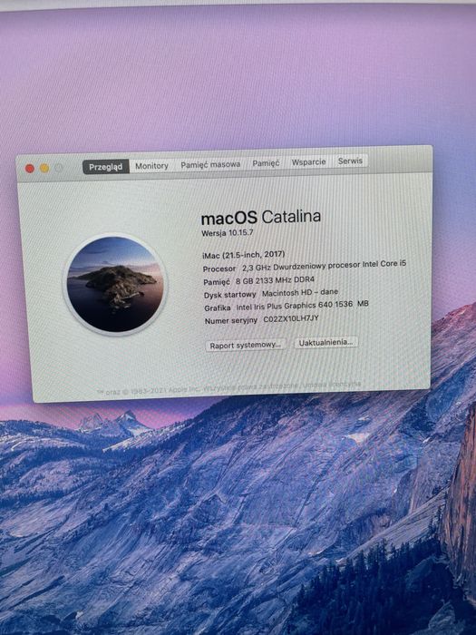 Apple iMac 21,5” 2017 |SUPER OKAZJA|