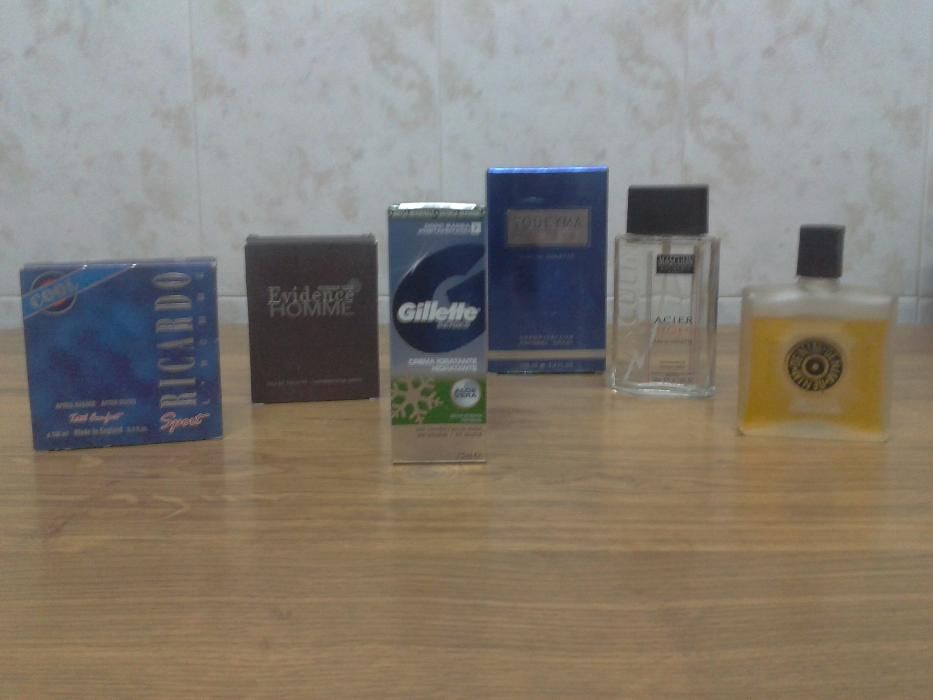 Perfumes, águas de colónia, after shaves e cremes hidratantes - homem