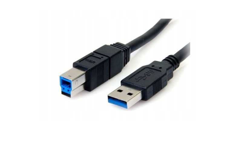 Kabel przewód  USB A/B 3.0 do drukarki skanera (nowy, 1m-2m)