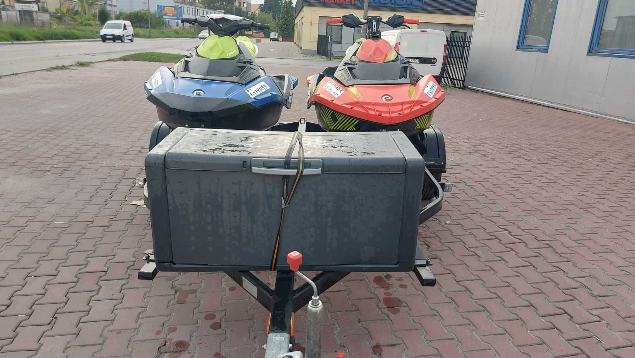 Skuter Spark + spark trixx  2020r + przyczepa Windpol  na 2skutery