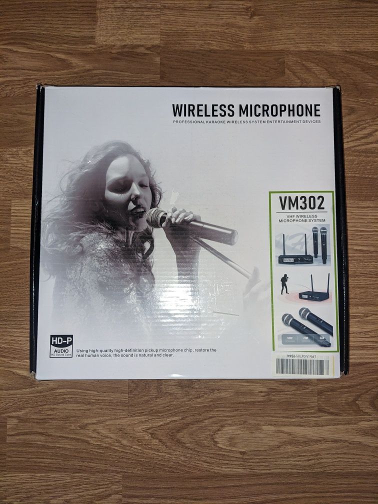 Microfones VHF novos