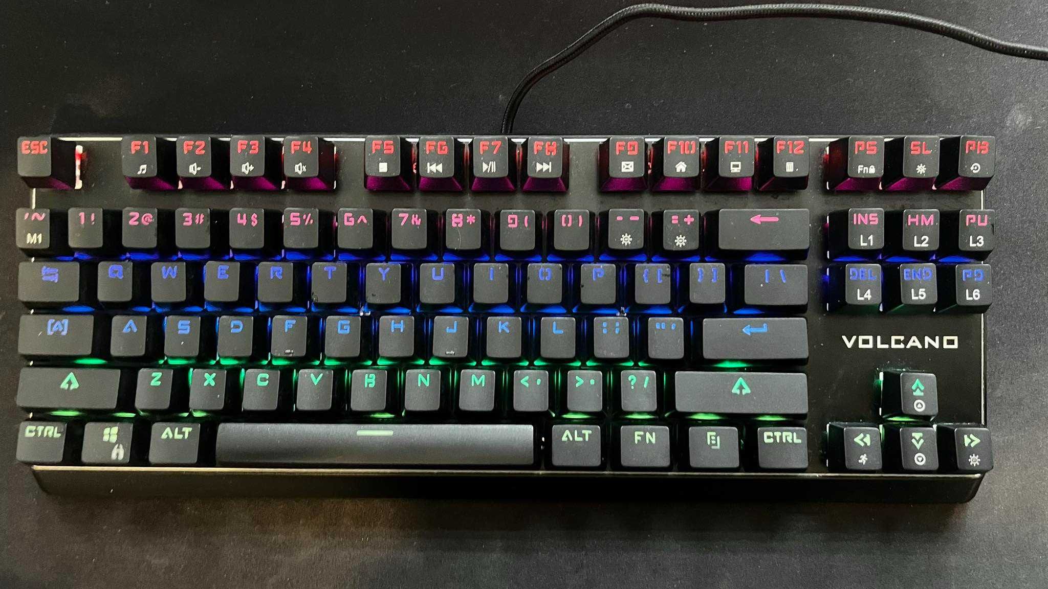 Volcano Lanparty RGB Outemu Blue