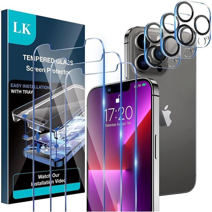Szkło Hartowane Lk 3+3 Do Iphone 13 Pro Max