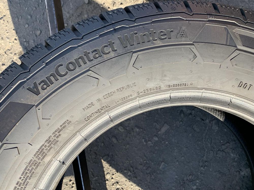 Шини 195/75 R16C Continental зима 2024 рік 6 мм