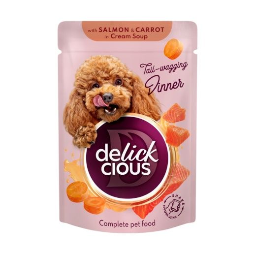 Вологий корм для собак Delickcious Делішес пауч