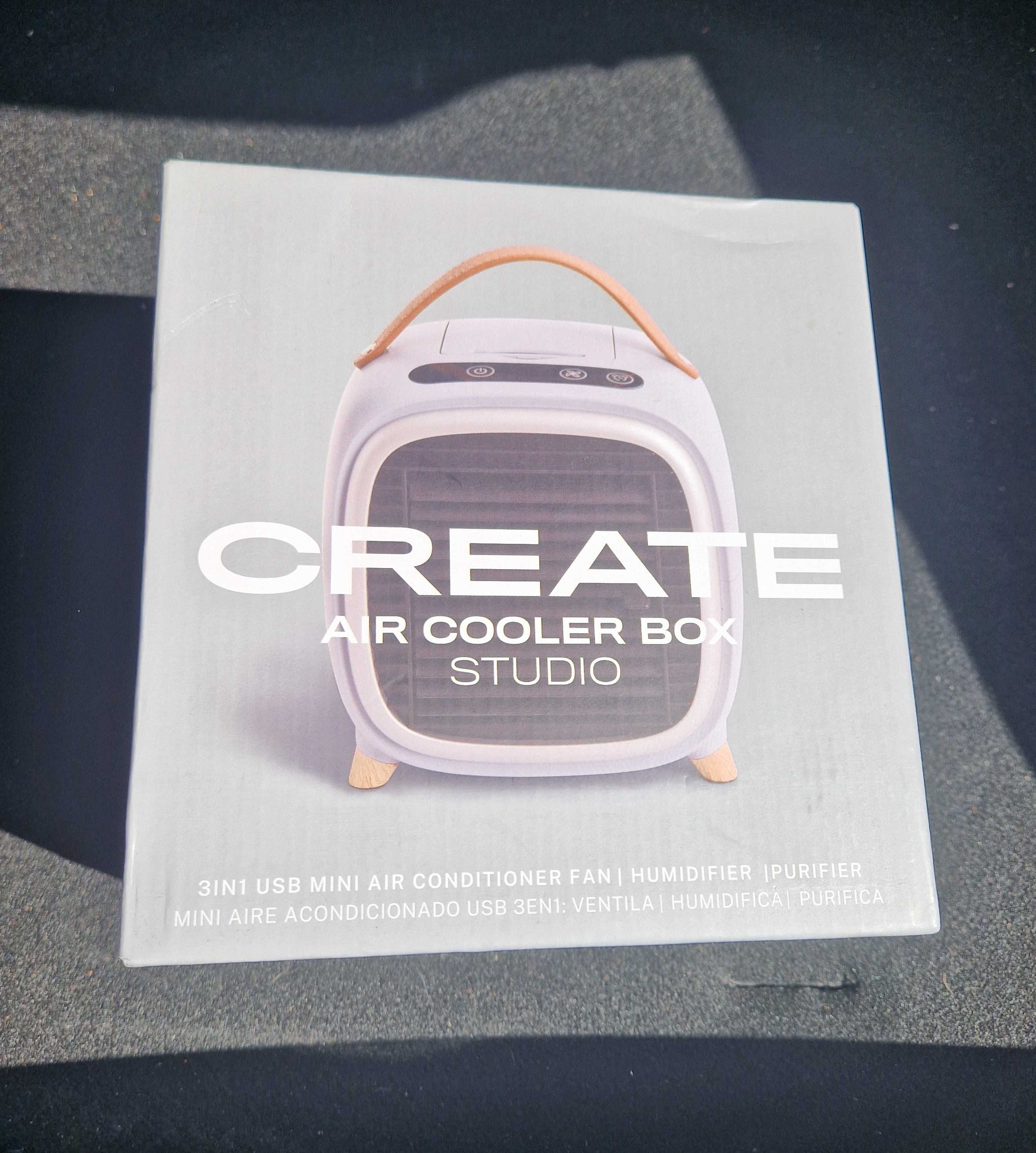 Wentylator Create AIR COOLER BOX STUDIO srebrny/szary