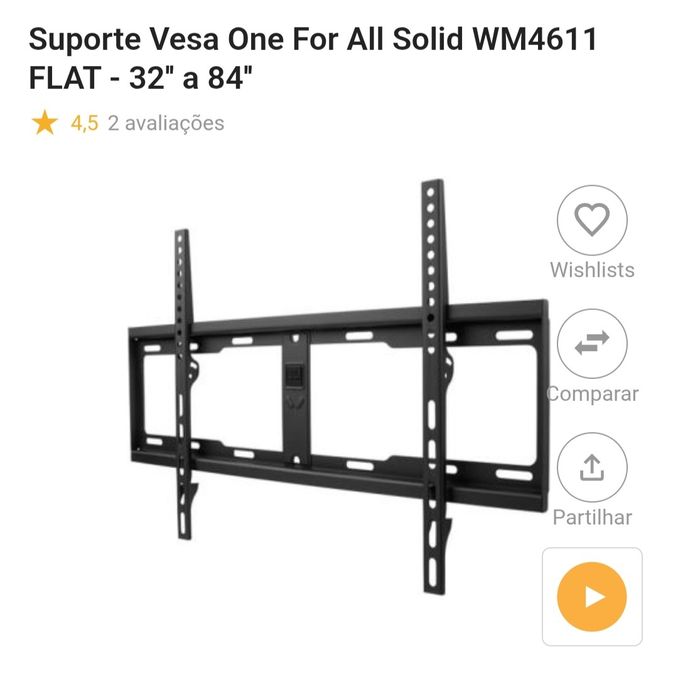 Suporte Vesa - 32'' a 84''