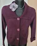 Sweter damski  bordowy fiolecik Claudia.C, rozm.M/L