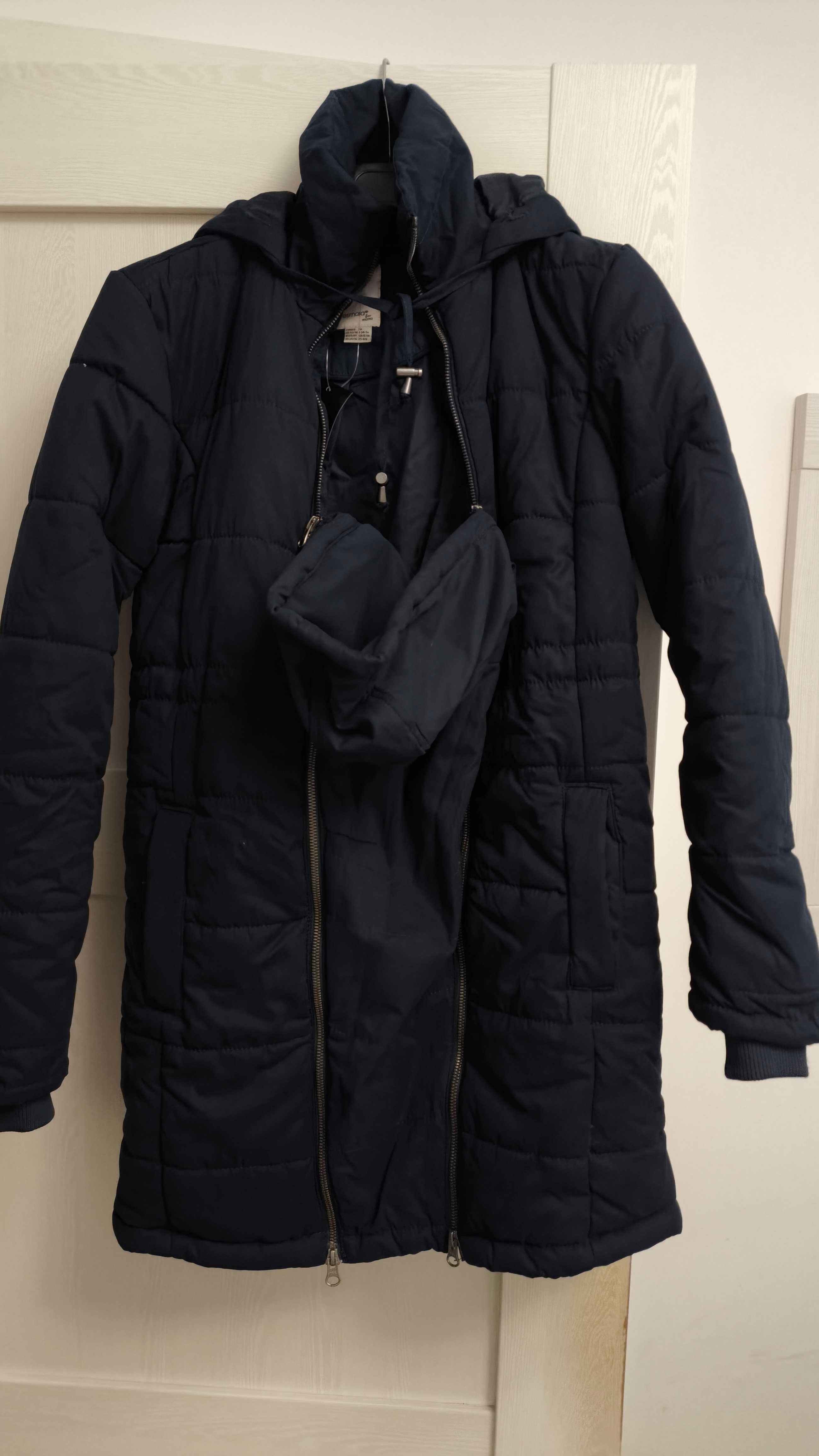 Płaszcz/ kurtka ciążowa/ do noszenia w nosidle - 34/XS