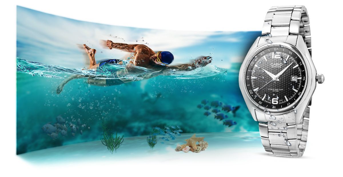 zegarek męski casio edifice ef-121d-1aveg 10 bar + box