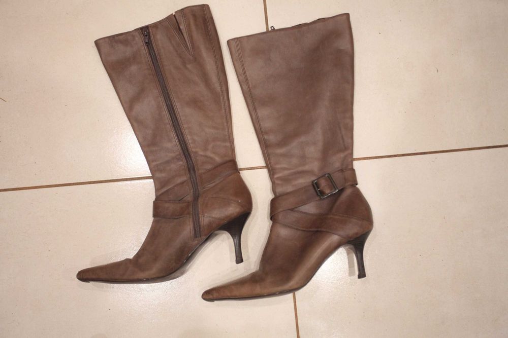 PROMOCJA Wspaniałe buty Faith, r. 37.5 - 38 Brazylia. Skóra naturalna