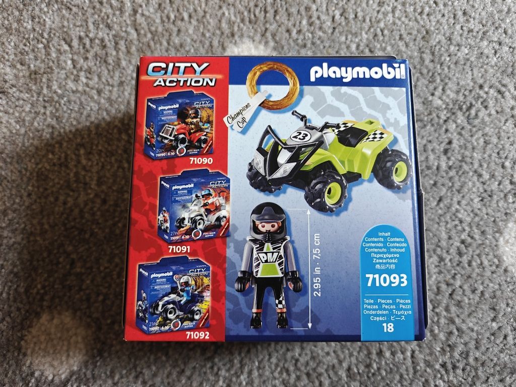 Playmobil 71092 Policyjny Quad z napędem Pull-back