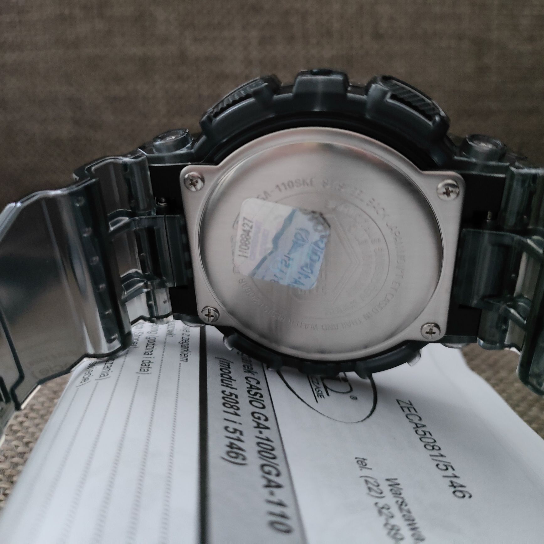 Casio zegarek GA-110SKE-8AER nowy okazja na prezent
