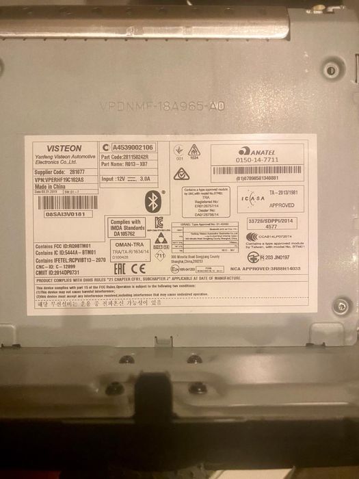 Vendo Rádio Original Smart ForTwo 2018 NOVO