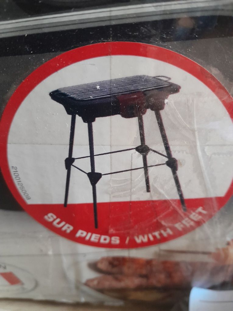 Tefal grill elektryczny z nożkami 2300w