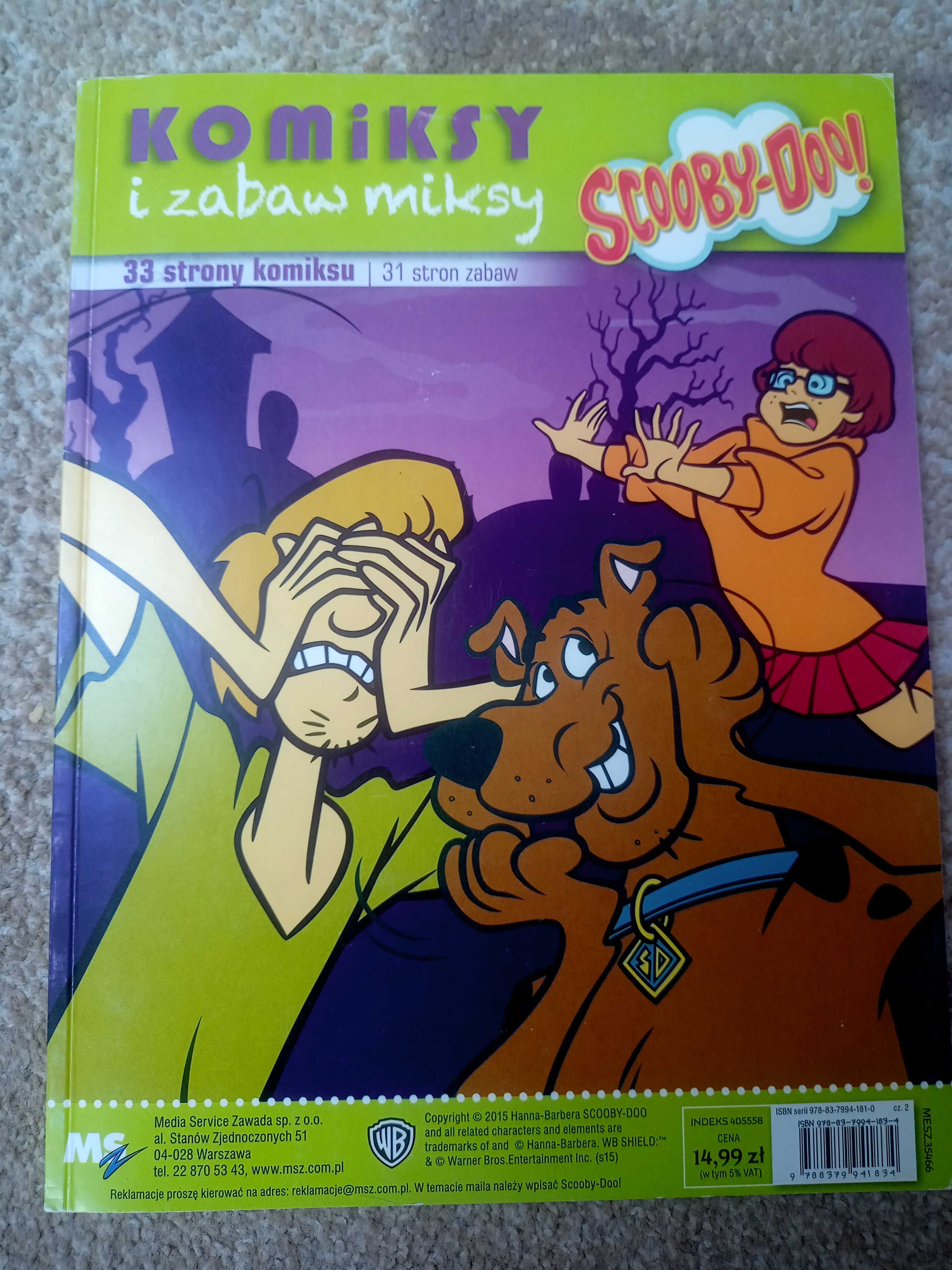 Scooby-Doo komiksy i zabawy miksy